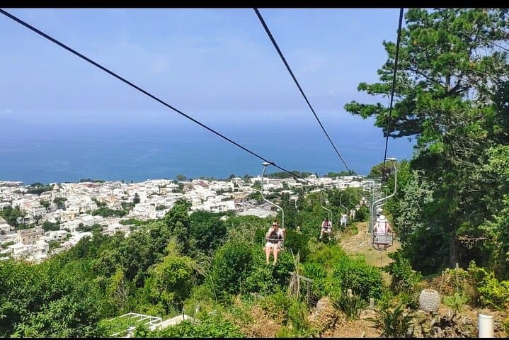 Capri & Blue Grotto Private Tour — Monte Solaro Chairlift, Piazzetta & Boat Access photo 3