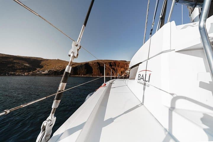 Santorini Luxury Catamaran Cruise: Caldera Sailing, Snorkel & Hot Springs photo 2