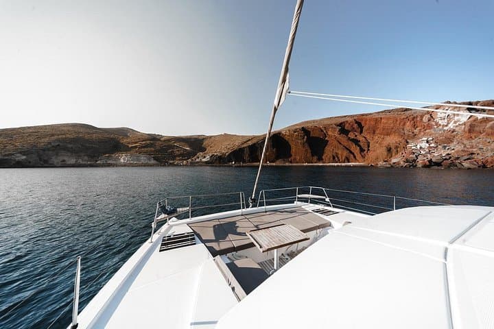 Santorini Luxury Catamaran Cruise: Caldera Sailing, Snorkel & Hot Springs photo 3