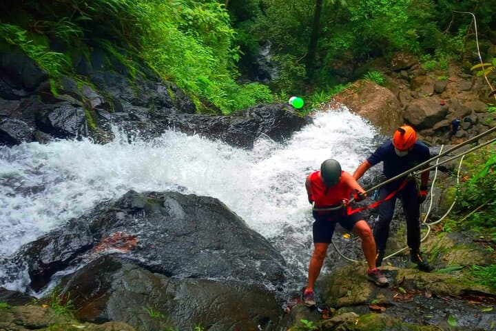 Rappel and Hike La India Dormida: Anton Valley Waterfall Descent and Summit Trek