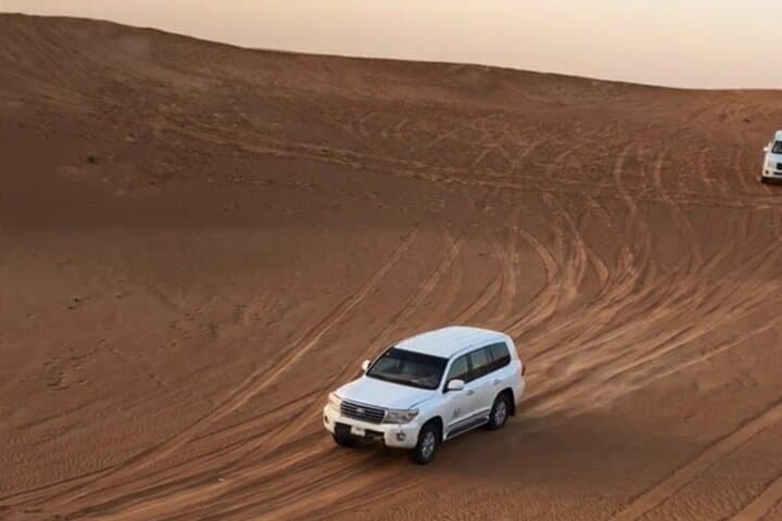 Dubai Desert Safari with Premium BBQ Dinner: Dune Bashing, Camel Rides & Live Shows