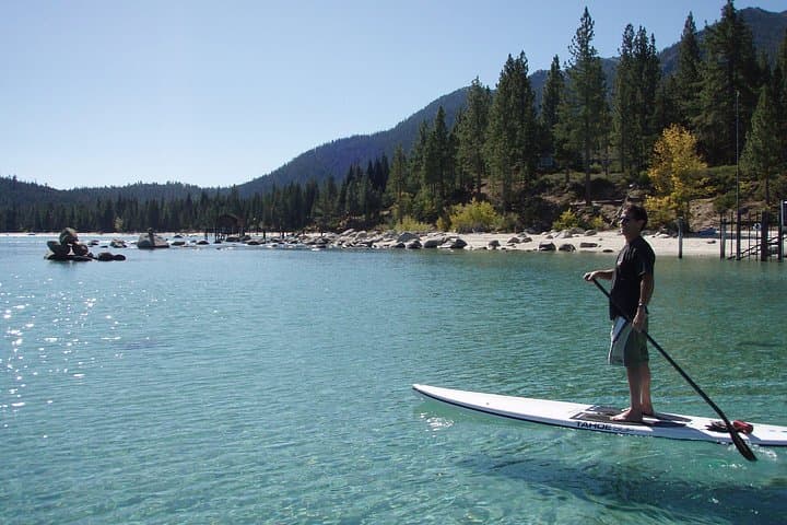 Morning Stand-Up Paddleboard Lesson on Lake Tahoe near Tahoe City photo 3