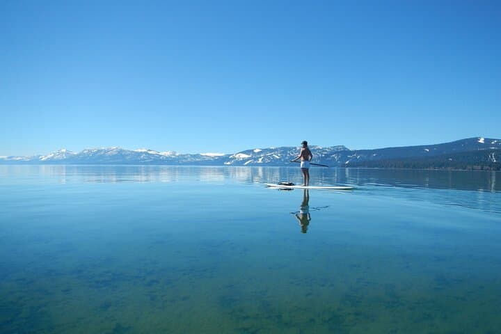 Morning Stand-Up Paddleboard Lesson on Lake Tahoe near Tahoe City photo 4