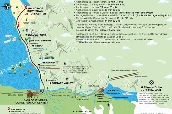Turnagain Arm Shuttle to Alaska Wildlife Conservation Center — Express Guide photo 3