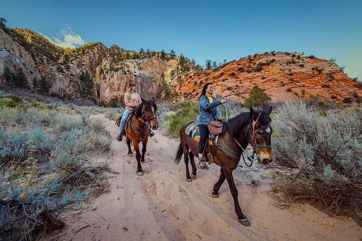 Horseback to White Mountain: East Zion Slot Canyon Ride photo 2