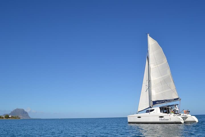 Private Full-Day Catamaran Cruise from Le Morne — Dolphins, Snorkel & Lagoon Lunch photo 2