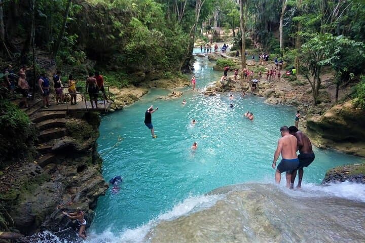 Blue Hole & Secret Falls Private Tour — Ocho Rios Waterfall Swim and Jungle Hike photo 6