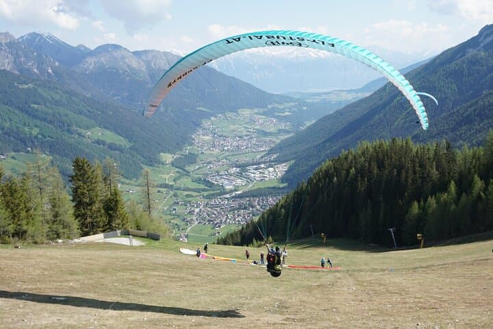 Morning Tandem Paragliding Over the Stubai Valley (Neustift Elferbahn) photo 4