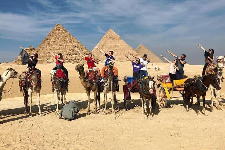 Quad and Camel Ride Combo Around the Pyramids — Giza Desert Tour