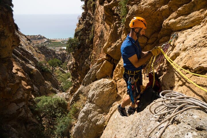 Tsoutsouras Canyon Canyoning: Abseil to the Libyan Sea in South Crete