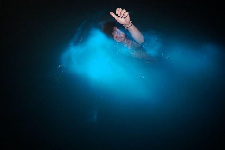 Montego Bay Luminous Lagoon Night Boat Tour — Swim with Bioluminescence photo 3