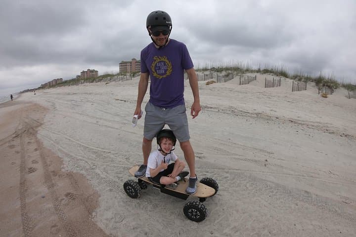 Electric Skateboard Beach Tour on Amelia Island — Kid-Friendly Rides & Shark Tooth Hunts photo 3
