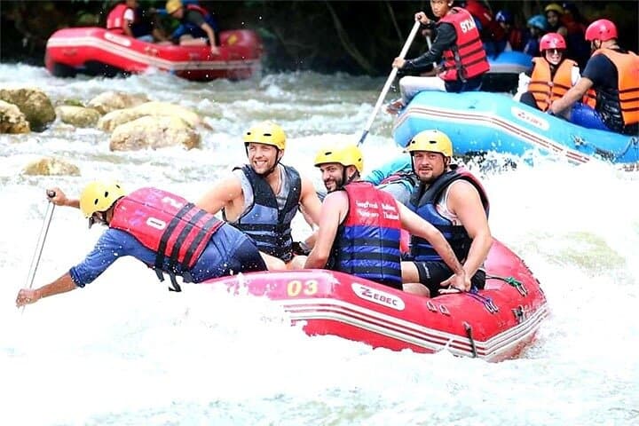 Phuket to Phang Nga White Water Rafting, Zipline & Waterfall Day Tour photo 1