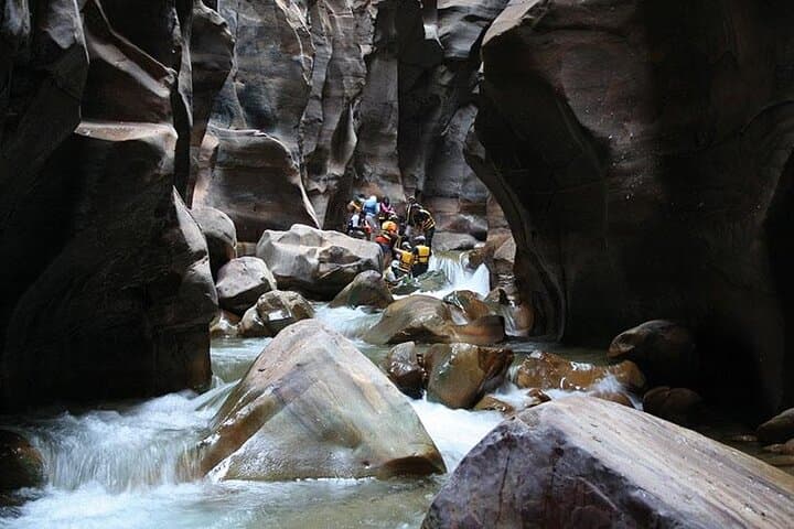 Wadi Mujib Siq Hike: Canyon Walk & Waterfall Swim from Amman photo 6