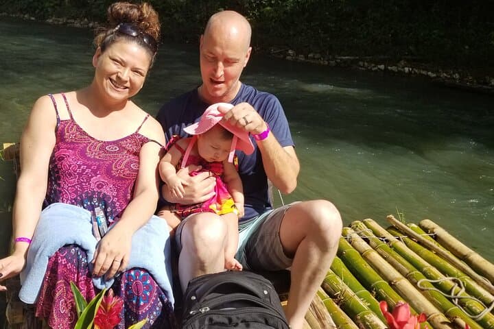 Montego Bay Bamboo River Rafting and Juici Patty Half-Day Private Tour photo 1