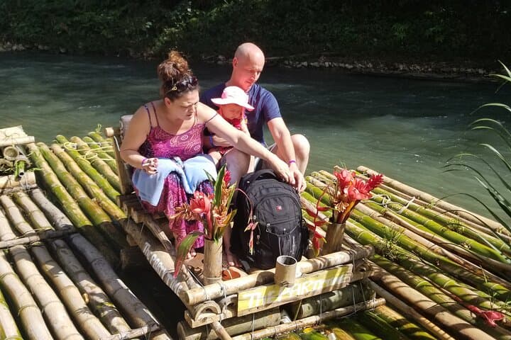 Montego Bay Bamboo River Rafting and Juici Patty Half-Day Private Tour photo 2