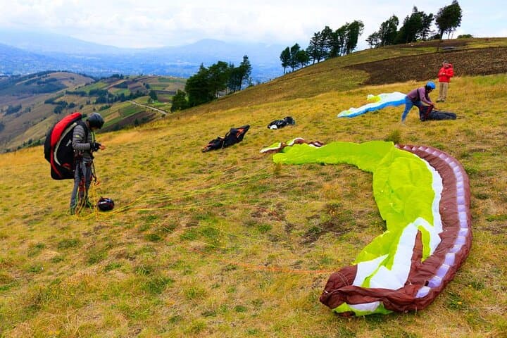Soar Over Baños: Tandem Paragliding with Tungurahua Views photo 4