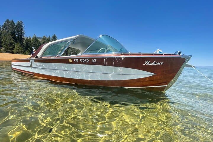 Alpenglow Private Lake Tahoe Cruise: Classic 1958 Century to Emerald Bay & D.L. Bliss