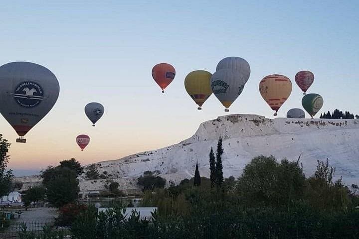 Soaring Over Pamukkale: Hot Air Balloon Flights Above the Cotton Castle photo 1