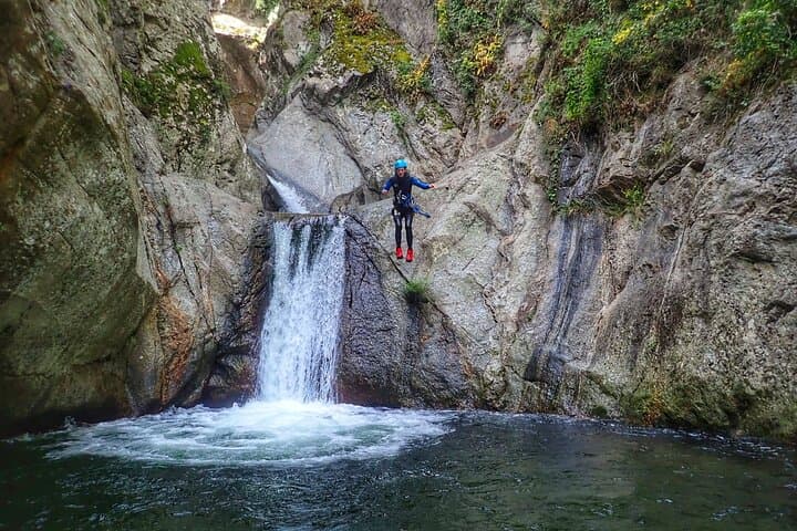 Llech Canyon Canyoning Near Perpignan — Epic Slides, Jumps & Abseils
