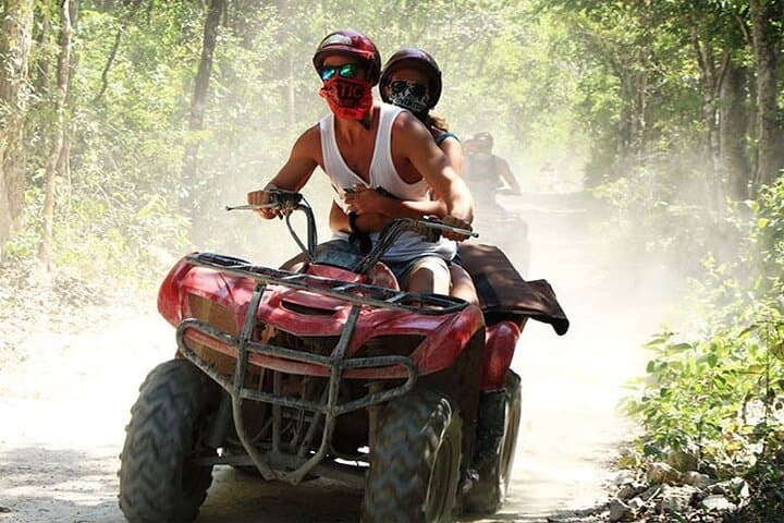 Jungle Zips, ATV Tracks and Cenote Swim: Tulum's Half-Day Adventure