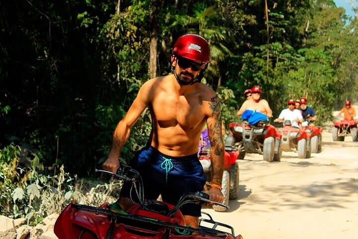 Jungle Zips, ATV Tracks and Cenote Swim: Tulum's Half-Day Adventure photo 2