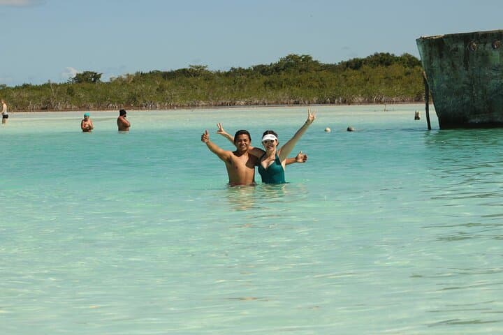 Explore Bacalar’s Lagoon of Seven Colors: Full-Day Private Boat & Blue Cenote Tour photo 4