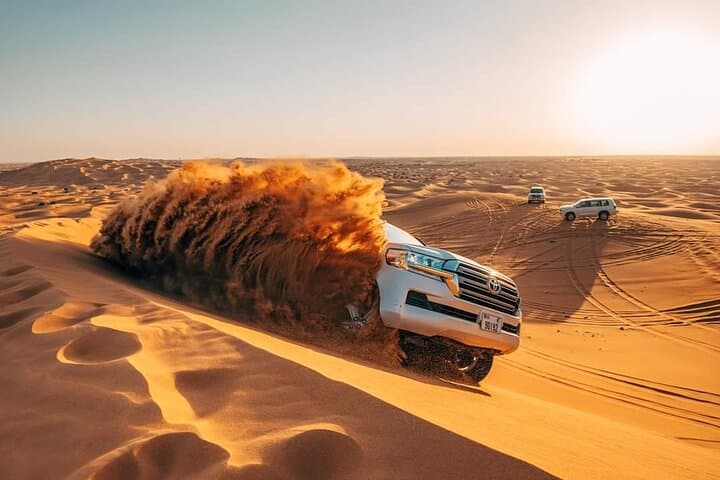 Dubai Desert Safari: 4x4 Dune Bashing, Camel Ride & Sunset BBQ Camp