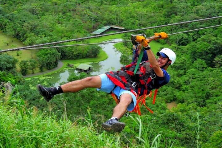 Full-Day Balsa River Rafting and Canopy Zipline from San José with Organic Lunch