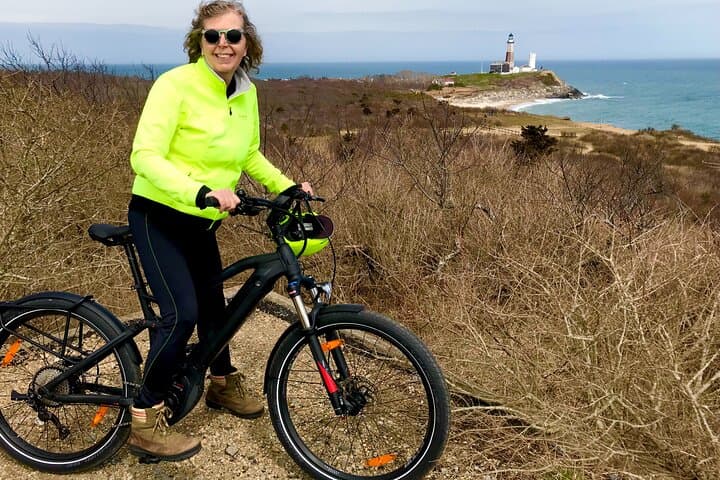 Montauk Point Electric Bike Tour: Lighthouse, Cliffs & Camp Hero eBike Ride