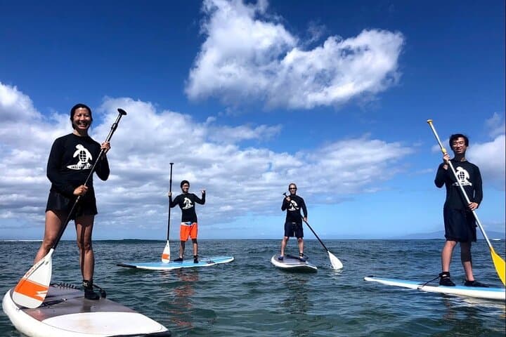 Semi-Private SUP Lesson at Kalama Beach, Kihei — Stand-Up Paddleboarding on Maui photo 1