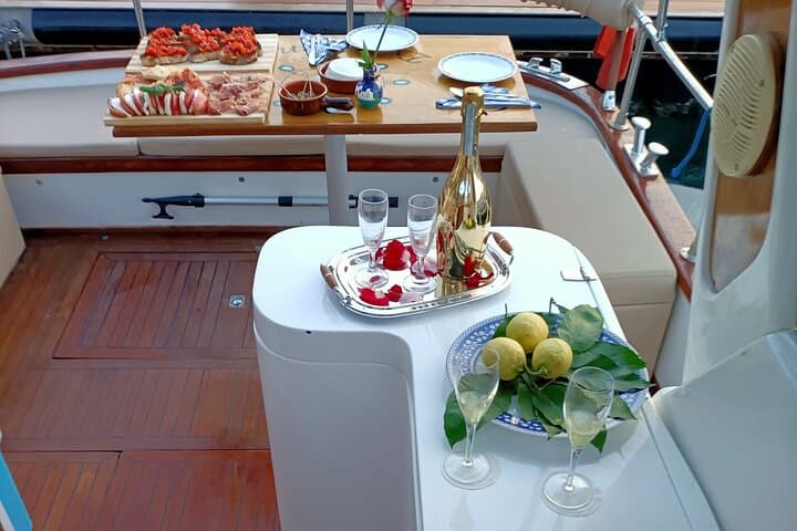 Candlelit Dinner on a Private Sorrento Boat — Romantic Evening in Port photo 2