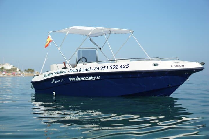 Self-Drive Boat Rental in Nerja — No-License Coastal Cruise to Cerro Gordo & Maro