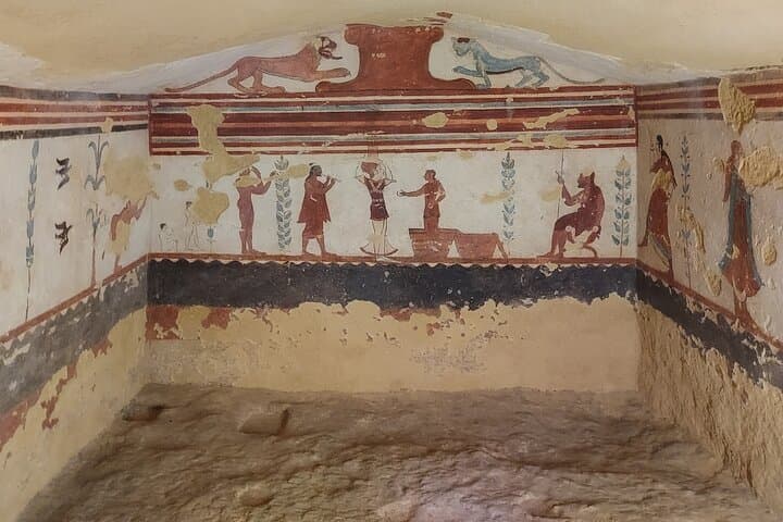 Tarquinia Necropolis Guided Tour: Explore Ancient Etruscan Painted Tombs