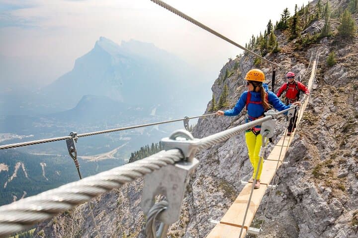 Conquer Mt Norquay: Small-Group Guided Via Ferrata Climb Overlooking Banff National Park photo 3