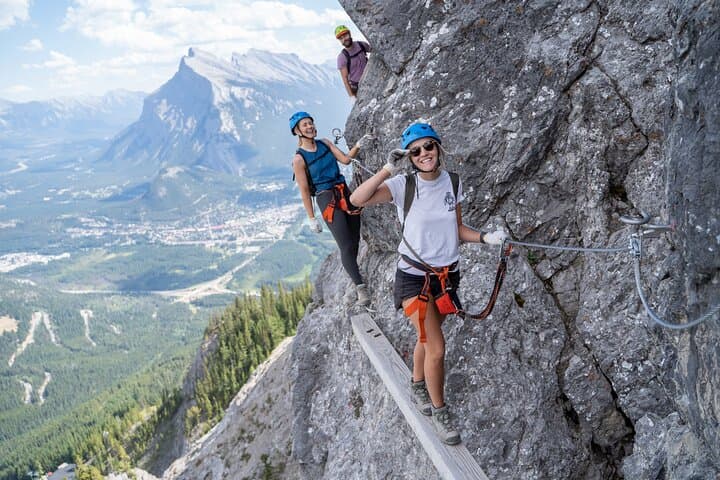 Conquer Mt Norquay: Small-Group Guided Via Ferrata Climb Overlooking Banff National Park