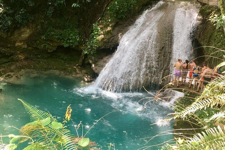 Montego Bay to Dunn's River, Blue Hole & Luminous Lagoon: Day Trip Adventure
