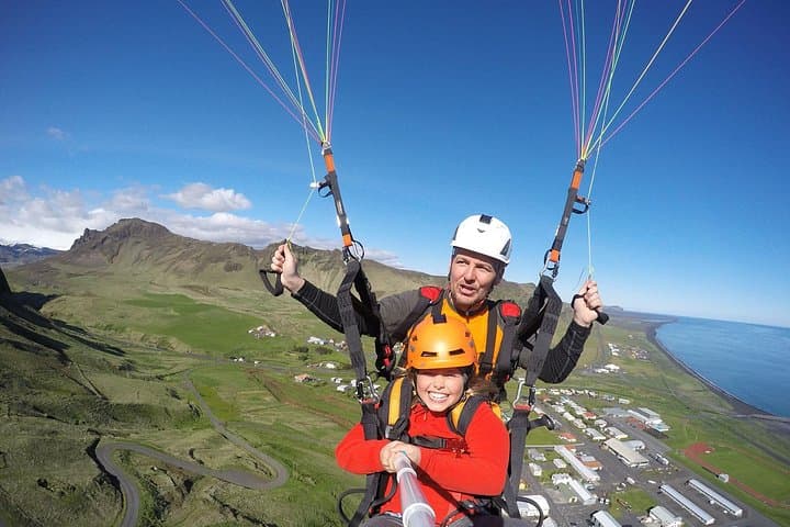 South Coast Paragliding and Private Day Tour from Reykjavik — Tandem Flight Over Iceland photo 1