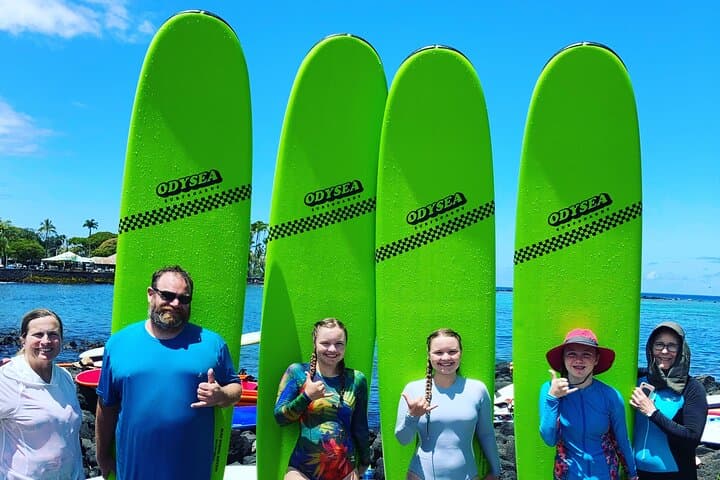 Private 2-Hour Surf Lesson at Kahalu'u Beach Park, Kona photo 5