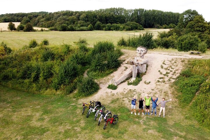 E-biking Copenhagen's Forgotten Giants: Thomas Dambo Sculpture Trail
