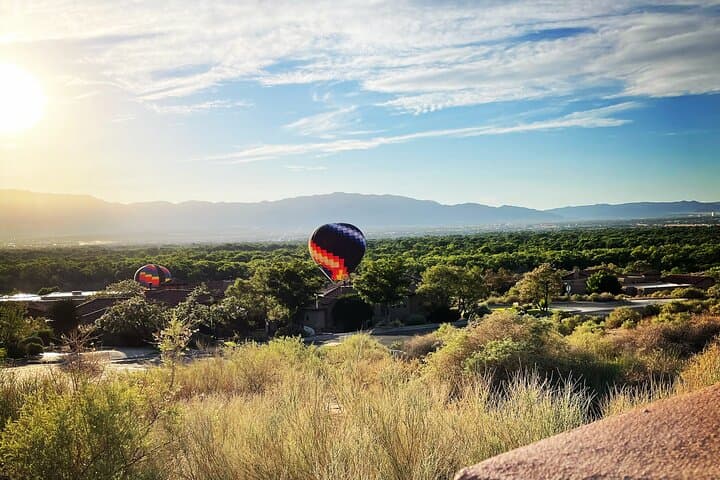 Sunrise Hot-Air Balloon Flight Over the Rio Grande River Valley