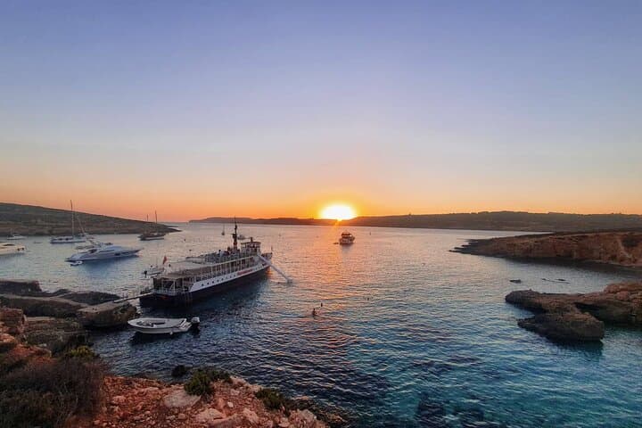 Malta Sunset Cruise to Comino's Blue Lagoon — Bugibba Evening Boat Tour photo 2