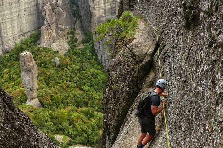 Meteora Scrambling Tour: Via Ferrata on the Great Saint Rock