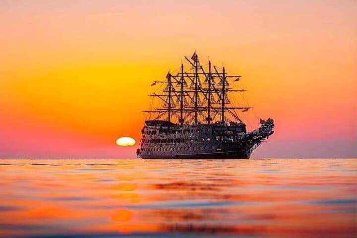 Alanya Sunset Cruise: Dinner, Swimming & Foam Party on the Mediterranean photo 1