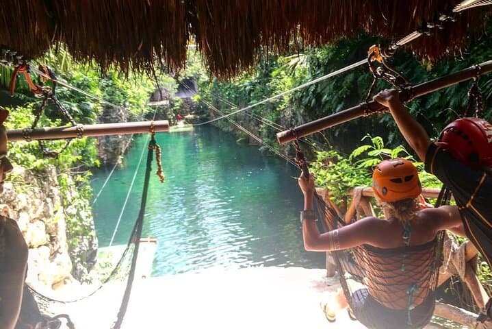 Xplor Park Day Trip: Zip-Lines, Caverns & Stalactite River Adventure from Cancun photo 3