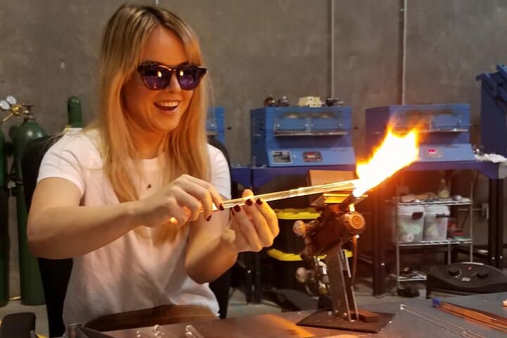Hands-On Torch Glassblowing Class in Las Vegas — Make a Pendant & Bottle Stopper