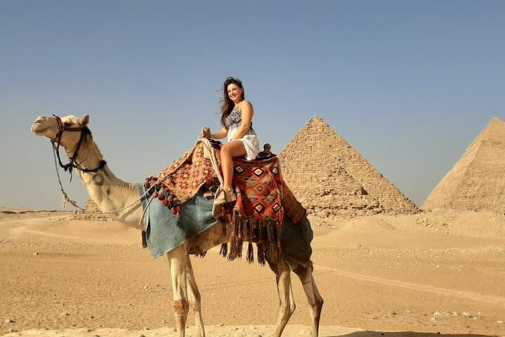 Private Giza Pyramids Day Tour: Camel Ride, Egyptian Museum & Khan El-Khalili Bazaar photo 2