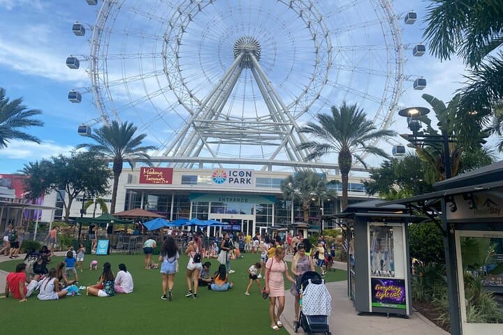 Orlando Private City Sightseeing Tour — Wekiwa Springs, ICON Park & Disney Springs