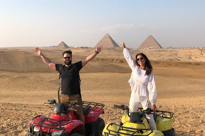Private Giza Pyramids Day Tour: Camel Ride, ATV Desert Safari & Egyptian Museum photo 1