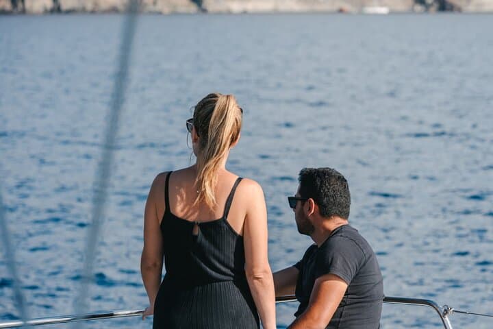 Santorini Private Cruise to Nea Kameni Volcano & Hot Springs photo 4